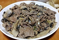 蘑菇炒牛肉的做法