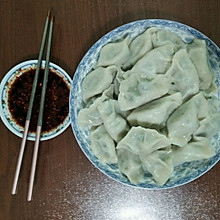 荠菜肉饺子