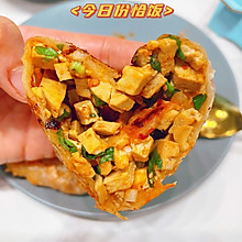 麻辣豆腐馅饼（手抓饼版）