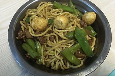 豆角焖面
