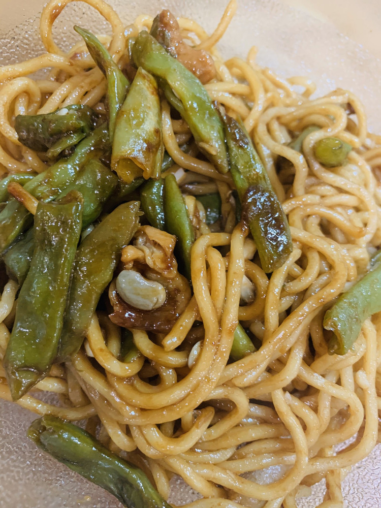 扁豆焖面的做法
