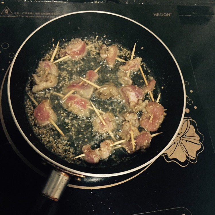 孜然肉串的做法图解3