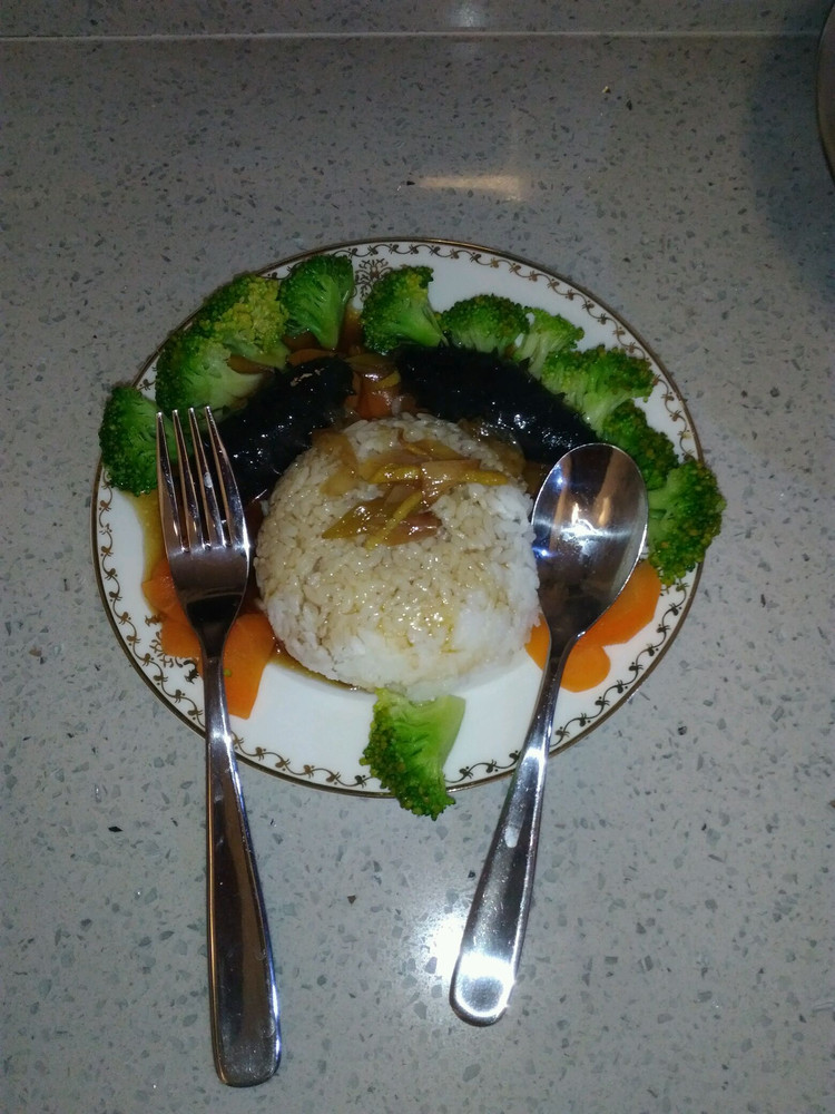 海参泡饭的做法