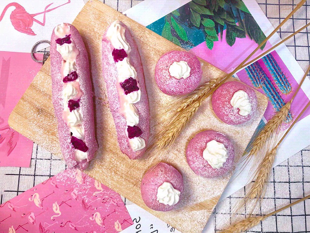 Cream dragon fruit staff