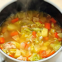 清爽的蔬菜汤的做法图解4