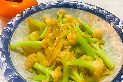 炝拌菜花