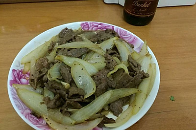 葱头炒牛肉