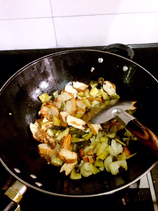 酸菜豆腐干的做法图解6