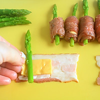 高颜值野餐便当：芝士牛肉芦笋卷X彩蔬沙拉的做法图解5
