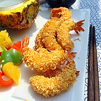 菠萝沙拉黄金虾的做法图解12
