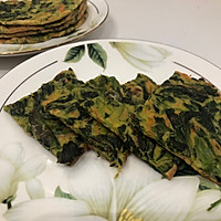 减脂菠菜鸡蛋饼的做法图解8