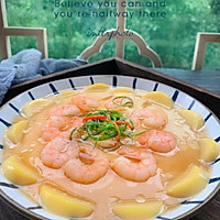 #我们约饭吧#蒸豆腐虾仁蛋羹的做法图解12