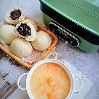 #摩其林美味CP#甜餐CP:蜜豆包+红薯粥的做法图解15