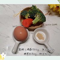 西兰花蒸蛋的做法图解2