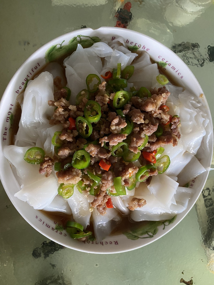 肉末蒸陈村粉的做法