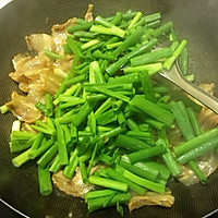 青葱炒腊肉的做法图解6