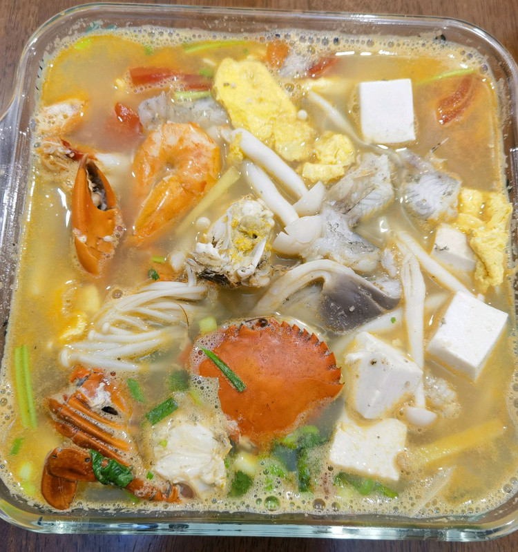 减脂海鲜杂菌汤的做法