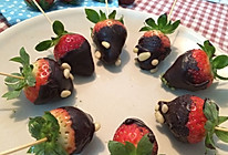 #甜蜜蜜# 巧克力草莓棒的做法