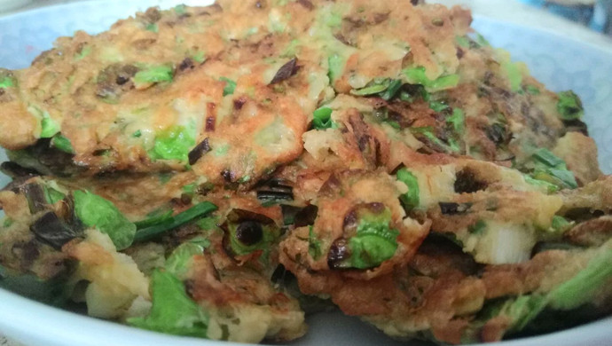 简单美味榆钱蛋饼