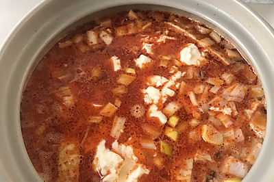 辣口棉豆腐汤