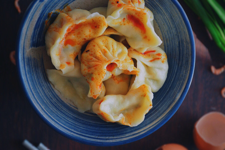 鲜味十足～南极磷虾干饺子的做法