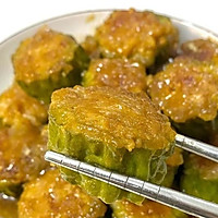 苦瓜酿肉的做法图解3