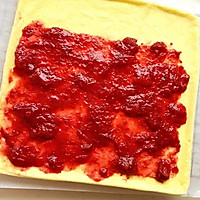 草莓酱蛋糕卷#我的烘焙不将就#的做法图解17