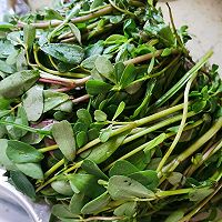 #刘畊宏女孩减脂饮食#清炒马齿苋的做法图解2