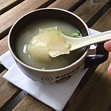 蒸微冬瓜味噌汤