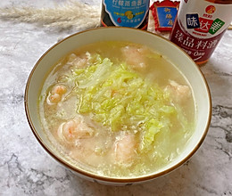 快手菜：白菜虾滑汤的做法