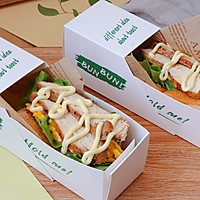 #321沙拉日#BOX网红三明治的做法图解15