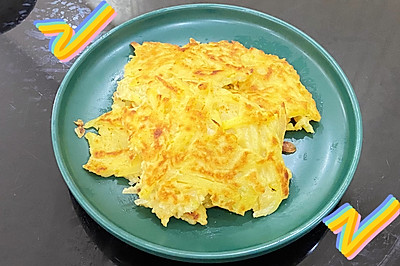 十分钟快手早餐｜烧烤味土豆饼，金黄酥脆、香中带辣