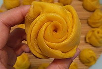 南瓜玫瑰花卷的做法
