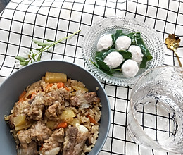 排骨抓饭的做法