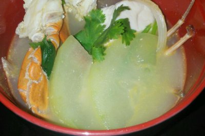 ☞蒲瓜螃蟹豆腐汤