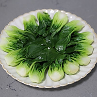 #珍选捞汁 健康轻食季#捞汁香菇青菜的做法图解5