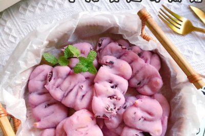 糯叽叽搅一搅就能做的蔓越莓手指麻薯