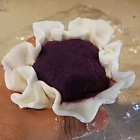 咸蛋黄芋泥福袋的做法图解8