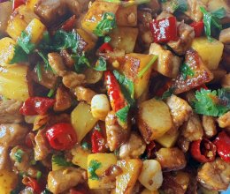 孜然土豆肉丁的做法