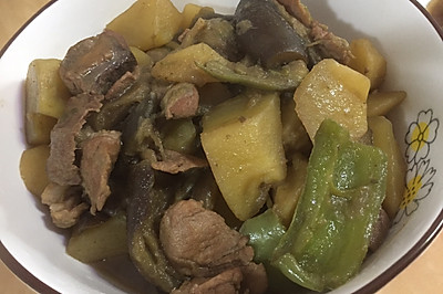 【家常菜】地三鲜（免炸）