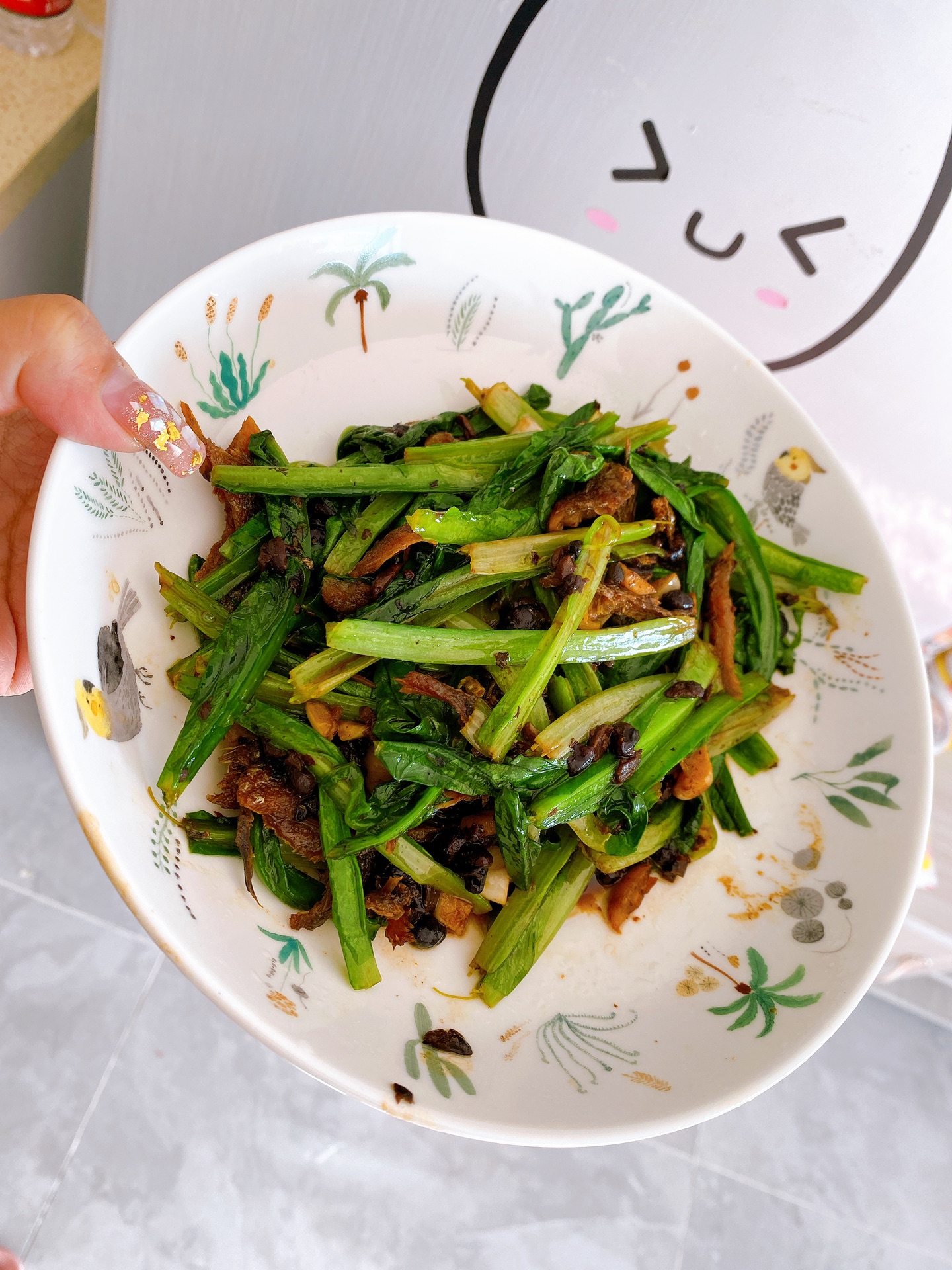 Dace with black bean sauce