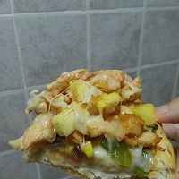 奥尔良鸡肉菠萝披萨的做法图解6