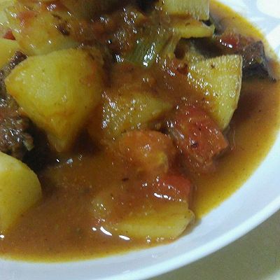 （下饭菜）西红柿土豆炖牛肉