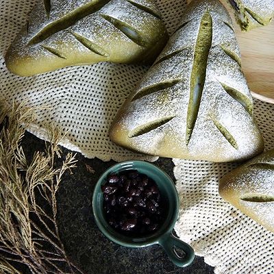 红豆麻薯抹茶包