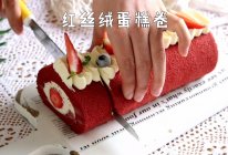中国红蛋糕卷‼️超适合喜庆的春节｜巨柔软的做法