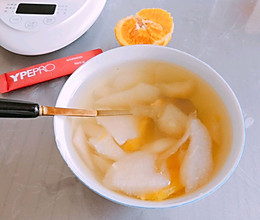 冰糖雪梨橘子饮-的做法