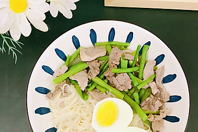 豇豆肉片面