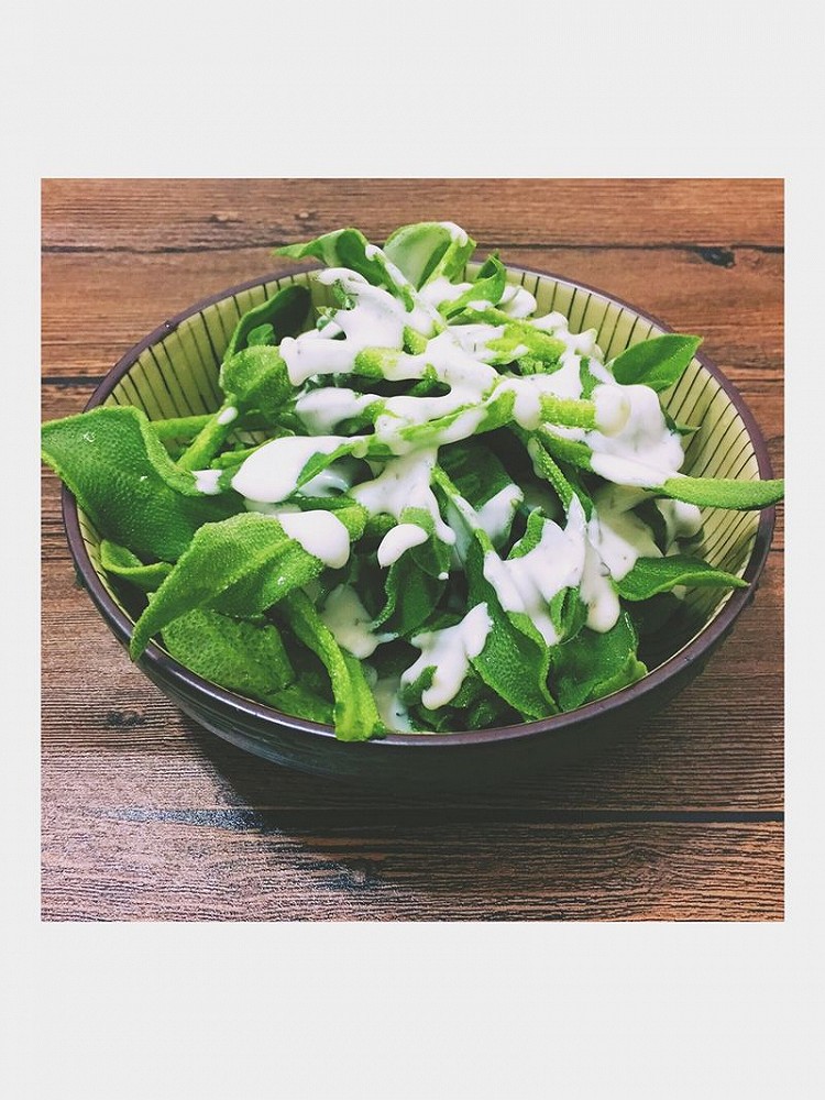冰草沙拉的做法
