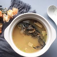 #节后清肠大作战#鲜美红汤冻豆腐鲫鱼汤，年年有鱼的做法图解9