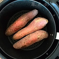 #全电厨王料理挑战赛热力开战！#空气炸锅烤红薯的做法图解2